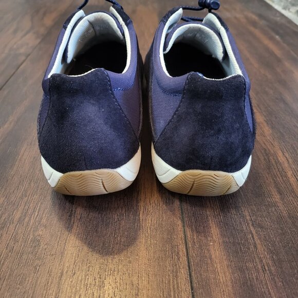 Dansko Harlie Leather Navy Blue Suede Toggle Sneakers Womens EU 40/ US 9.5 - Picture 5 of 9